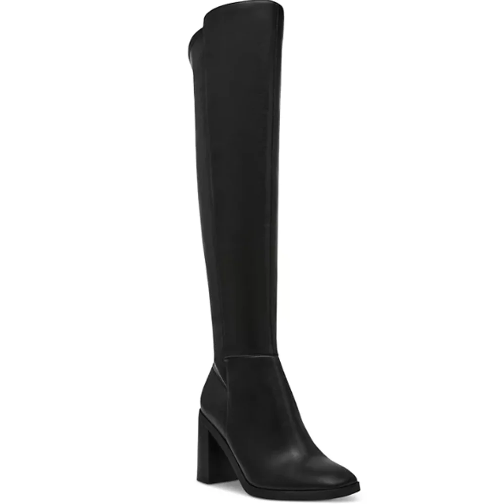 Dolce Vita Finnegan Over The Knee Equestrian Boots Black Block Heel 7 Riding NIB